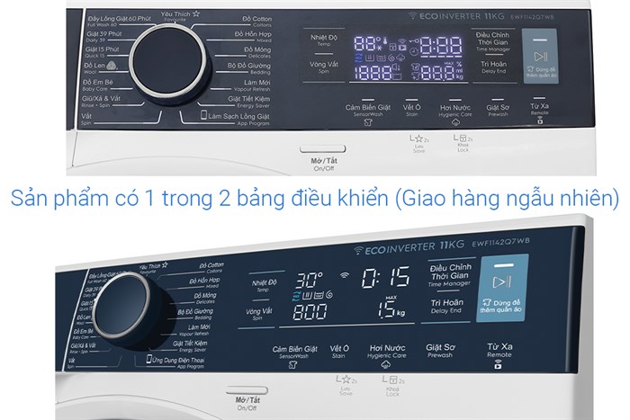 Máy giặt Electrolux Lồng ngang UltimateCare 700 Inverter 11 kg EWF1142Q7WB